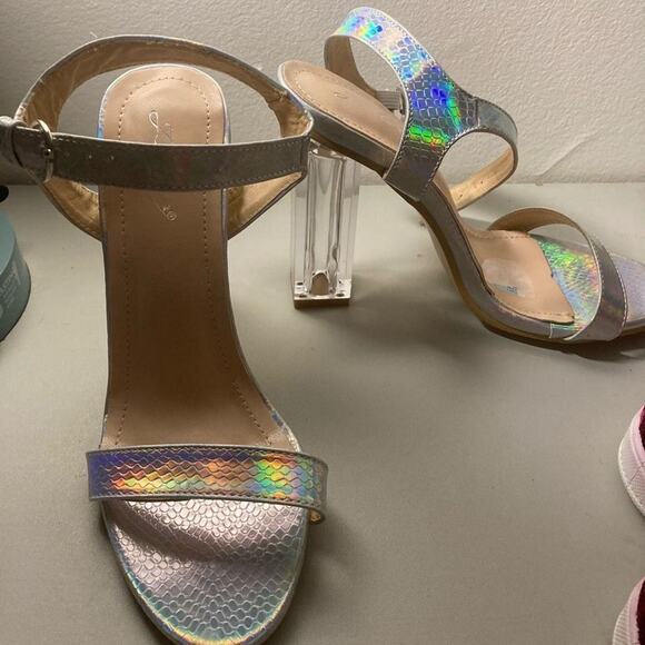 Holo holographic clear heel heels size 40 - Picture 4 of 5